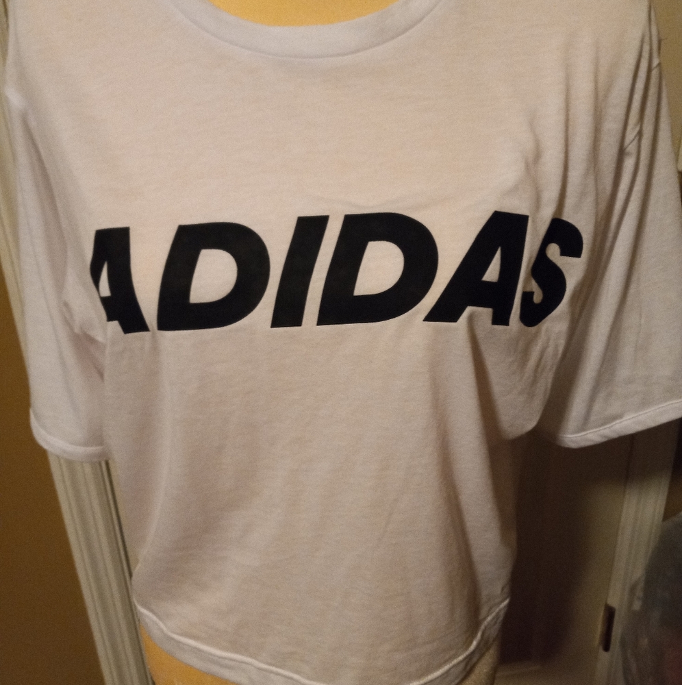 Adidas crop top size M
